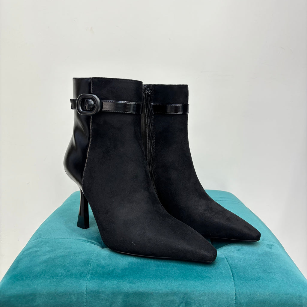 Stivaletti Camoscio Punta