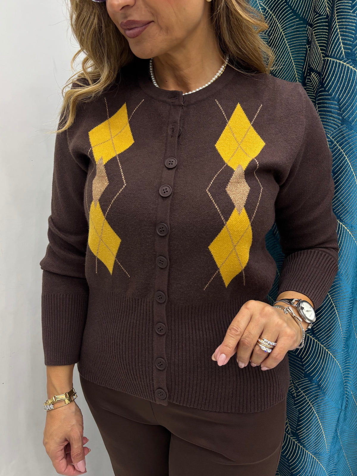 Cardigan Rombo